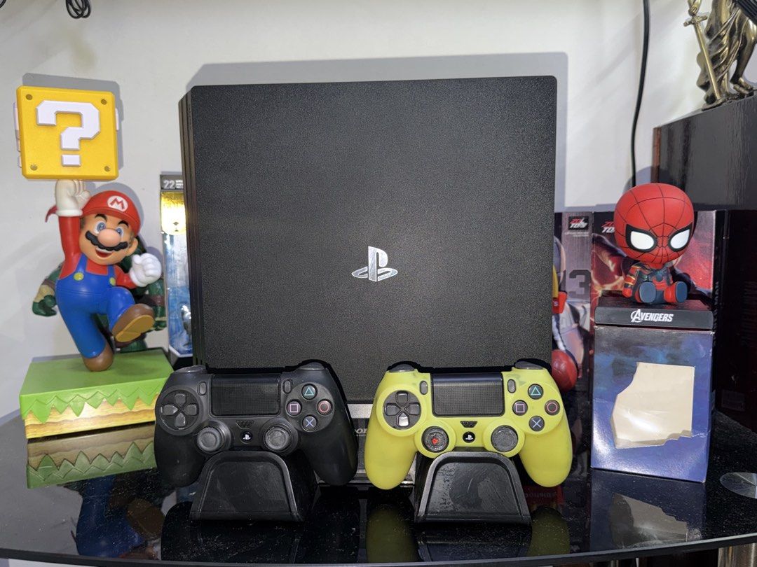 PS4 Pro (1TB) w/ 2 DualShock4 (Category: PlayStation) located in Caloocan City. Submitted by breezycruz (Listing ID 1466814430, Image 2). Description: PS4 Pro 1TB w/ 2 DualShock4 -with box/eco bag -6 games included *Red Dead Redemption 2 *NBA2k24 *Assassins Creed Odyssey *Yakuza Kiwami 3 & Dark Ties *NBA2k20 *It takes two .