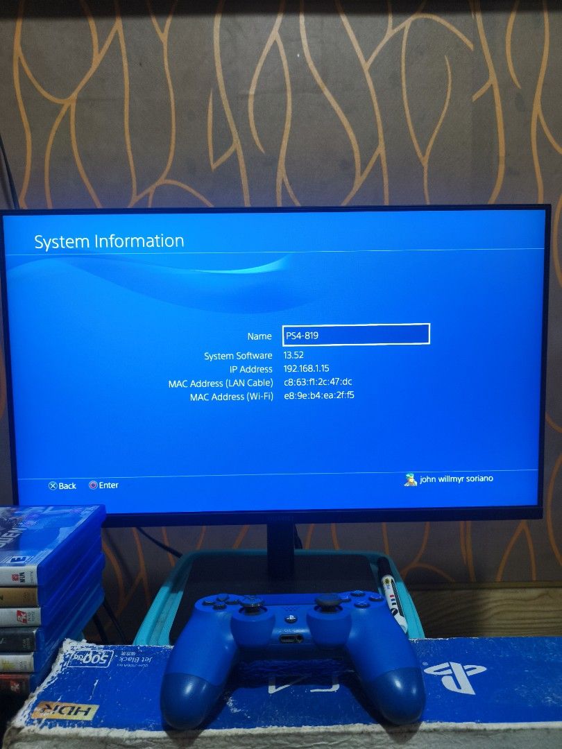 Ps4 slim 500gb 13 games (Category: PlayStation) located in Caloocan City. Submitted by yujiro21 (Listing ID 1466953600, Image 3). Description: ps4 slim with 13 games and box 1 controller original HDMI and power cord 9.5k only qc sm novaliches meet up or lalamove free shipping around QC area rfs: need cash for business.