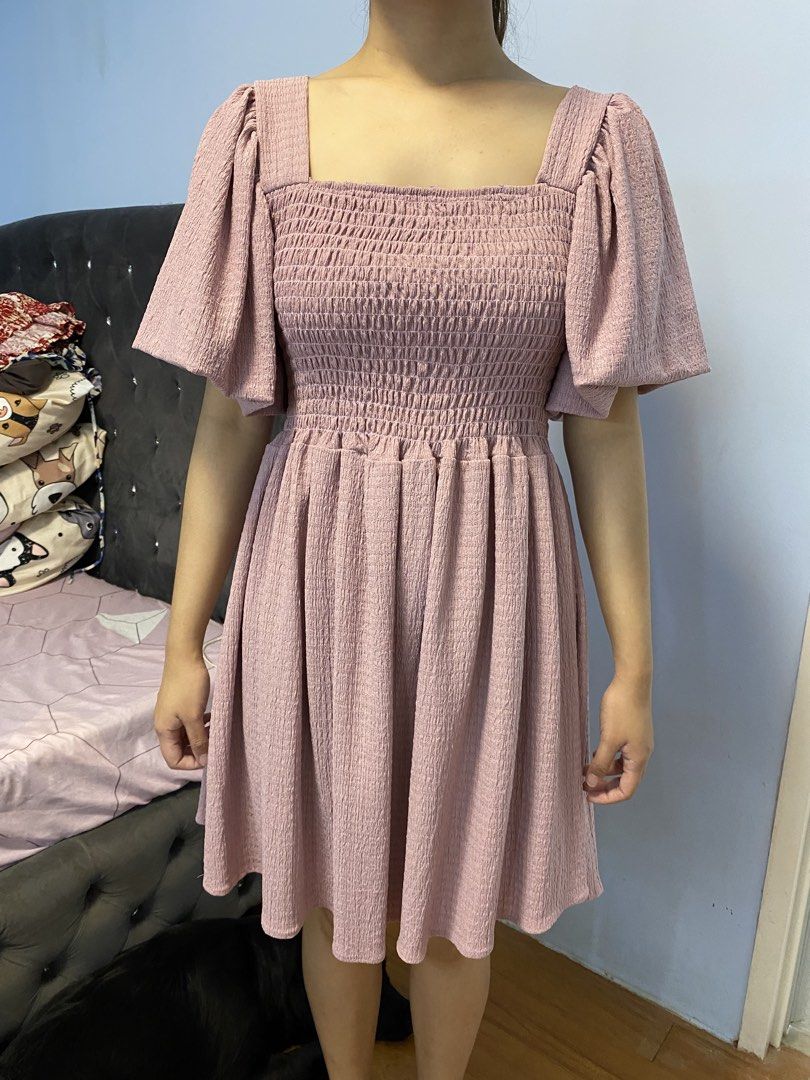 Purple Short Dress (Category: Dresses) located in Manila. Submitted by geljeon_07 (Listing ID 1466788247, Image 1). Description: .