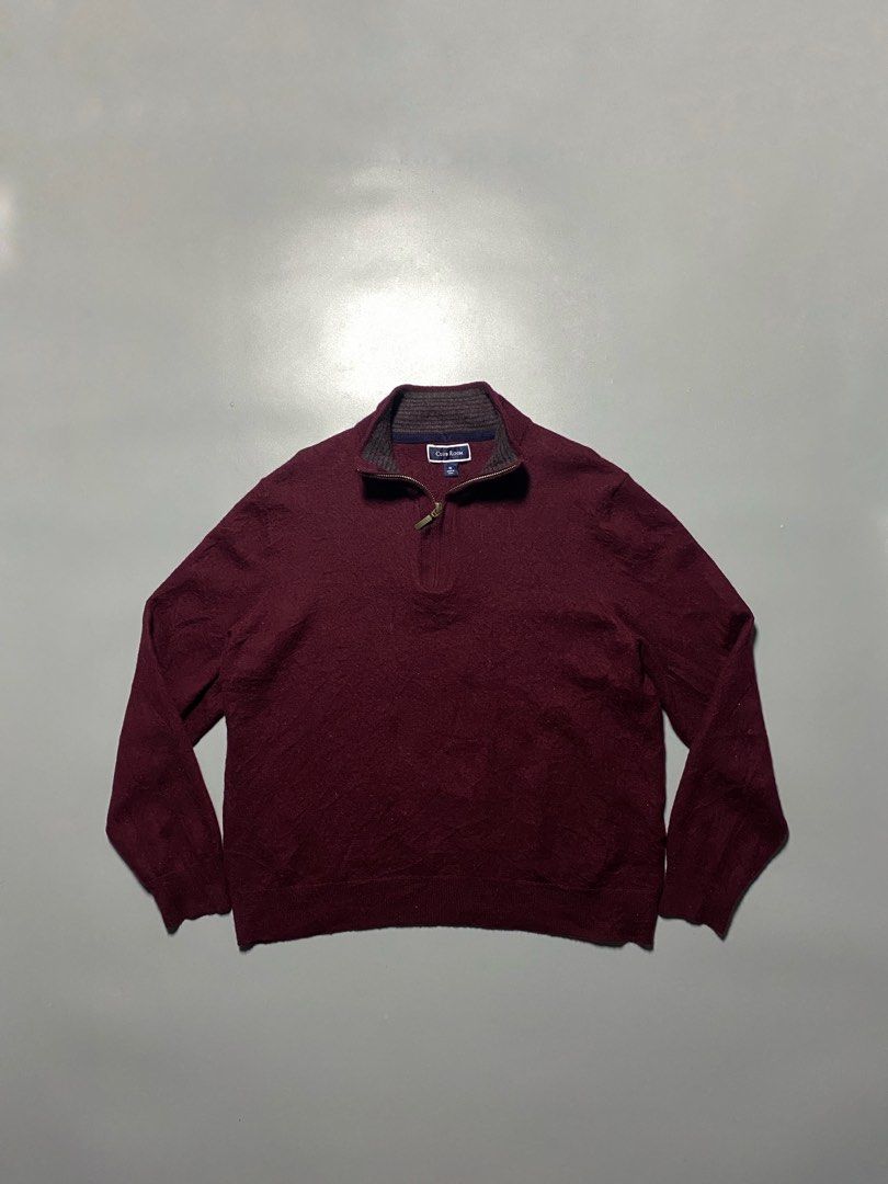 Quarter Zip Club Room (Category: Coats, Jackets and Outerwear) located in Pasay City. Submitted by thrift.wards (Listing ID 1466921621, Image 1). Description: size medium width: 21 length: 23 no issue.