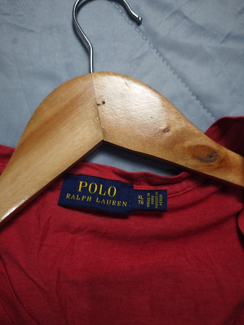 RALPH LAUREN ADULT VNECK TEE (Category: Shirts) located in Imus. Submitted by eykc01 (Listing ID 1466898619, Image 2). Description: EUC-LIKE NEW LARGE-XL *TINY DISCOLORATION BARELY NOTICEABLE.