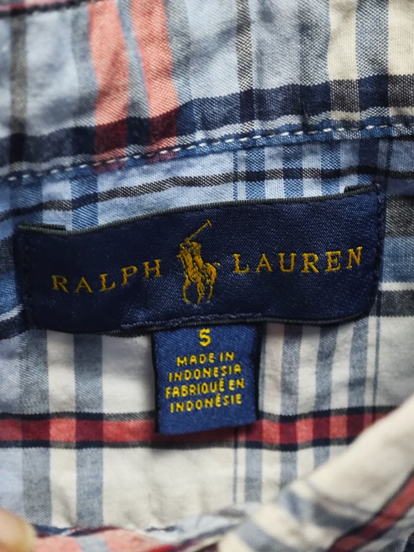 RALPH LAUREN KIDS FORMAL TOP (Category: Babies & Kids Fashion) located in Imus. Submitted by eykc01 (Listing ID 1466898992, Image 3). Description: EUC-LIKE NEW 5-6YO.