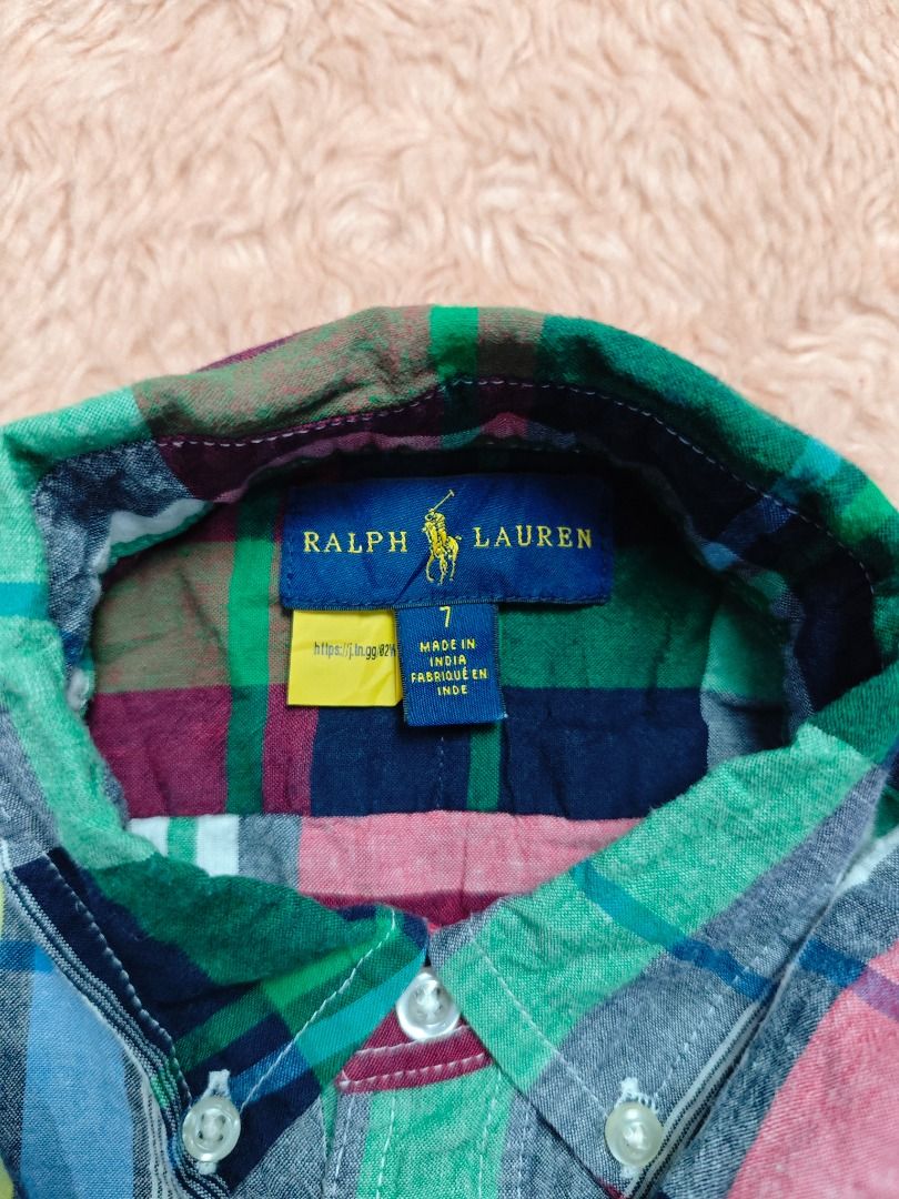 RALPH LAUREN KIDS FORMAL TOP (Category: Babies & Kids Fashion) located in Imus. Submitted by eykc01 (Listing ID 1466912297, Image 3). Description: LIKE NEW 7YO.