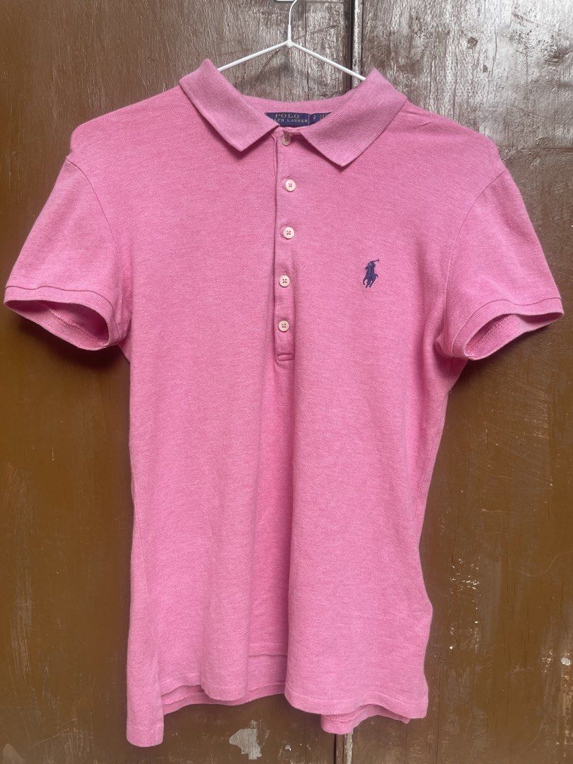 Ralph Lauren Pink Poloshirt (Category: Others Tops) located in Antipolo. Submitted by Thriftdrip_gang (Listing ID 1466847758, Image 2). Description: Ralph Lauren Pink Poloshirt (womens) Size: Small, 17x24 As new No flaws .