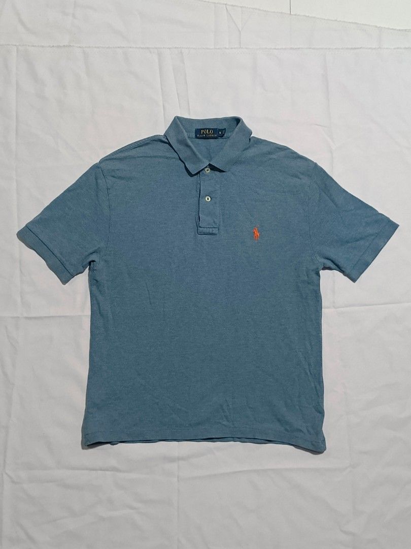 Ralph Lauren Poloshirt Heather Blue (Category: Tshirts & Polo Shirts ) located in Cabuyao City. Submitted by yuriaustria_30 (Listing ID 1465021792, Image 2). Description: WTS‼️HEATHER BLUE Size: Small on tag Dimes: (Width: 20) (Length: 25) Colorway: Heather Blue Condition: Excellent Issue: Repaired pinhole not visible ww Price: ₱849 (Free Shipping Fee Nationwide!) ‼️NEGOTIABLE‼️.