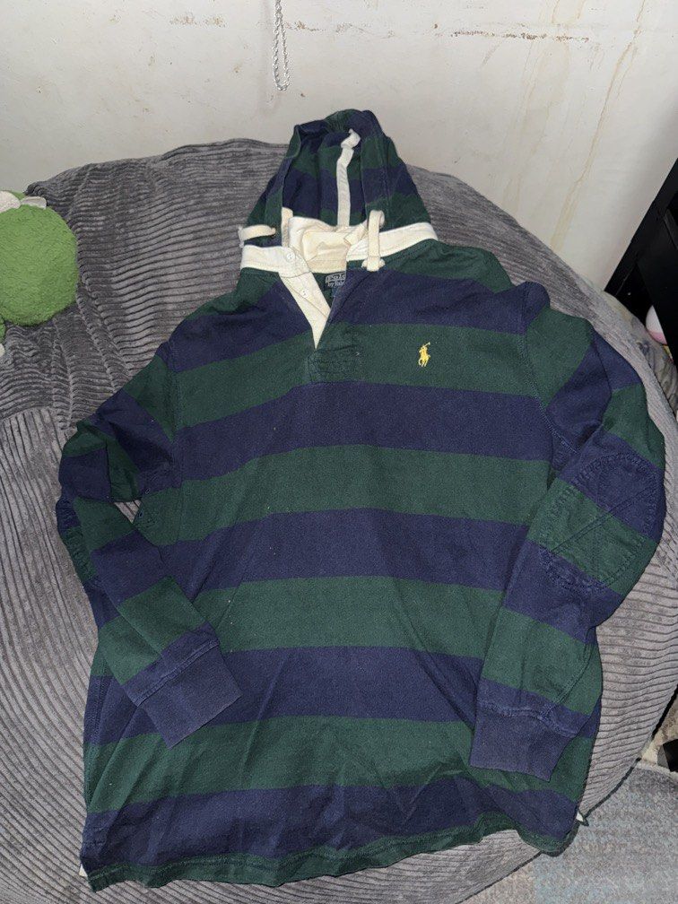 RALPH LAUREN STRIPED HOODIE JACKET (Category: Strollers) located in Angeles City. Submitted by migs_font29 (Listing ID 1466851818, Image 1). Description: .