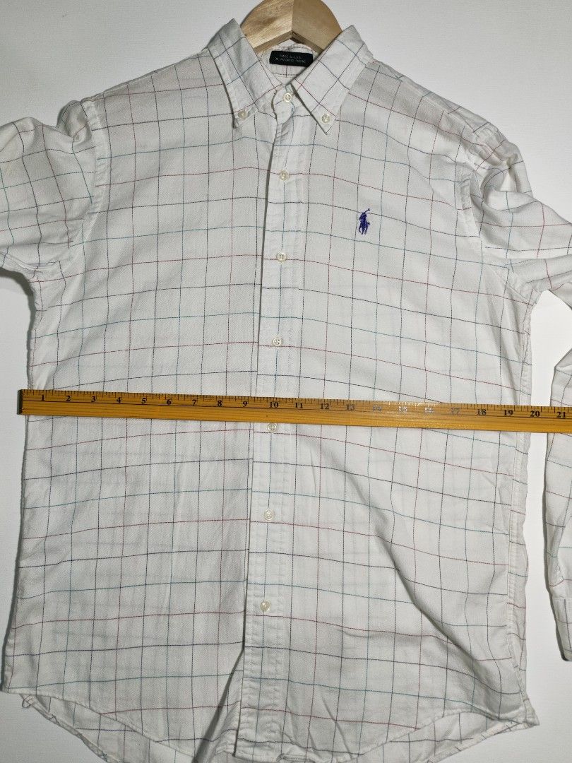 RALPH LAUREN VINTAGE LONG SLEEVE (Category: Formal Shirts) located in Tumauini. Submitted by znernatpiece (Listing ID 1466914856, Image 3). Description: RALPH LAUREN VINTAGE PATTERNED LONG SLEEVE EXCELLENT CONDITION NO ISSUE ACTUAL DIMENSIONS ON PICTURES +SF.