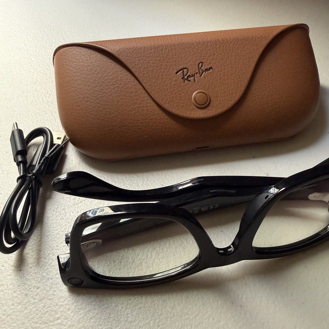 Rayban Meta Wayfarer (Category: Sunglasses & Eyewear) located in Manila. Submitted by cheemkenn (Listing ID 1466830009, Image 2). Description: Ray-Ban Meta Wayfarer Smart Glasses Selling my Ray-Ban Meta Wayfarer smart glasses in like-new condition. Gently used, extremely well-maintained, and completely functional with clean, non-prescription (plano / no grade) lenses. What’s Included: - Ray-Ban Meta Wayfarer Smart Glasses (No prescription / no gr