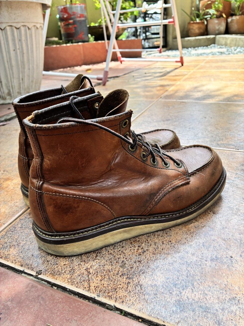 RED WING 1907 (Category: Boots) located in Las Pinas. Submitted by iamlowenz (Listing ID 1466798614, Image 3). Description: Red Wing 1907 9D (fits US9-10) Orig leather laces replaced with IR laces Well used but lots of life left My go-to pair, but time to move on. 🙂.