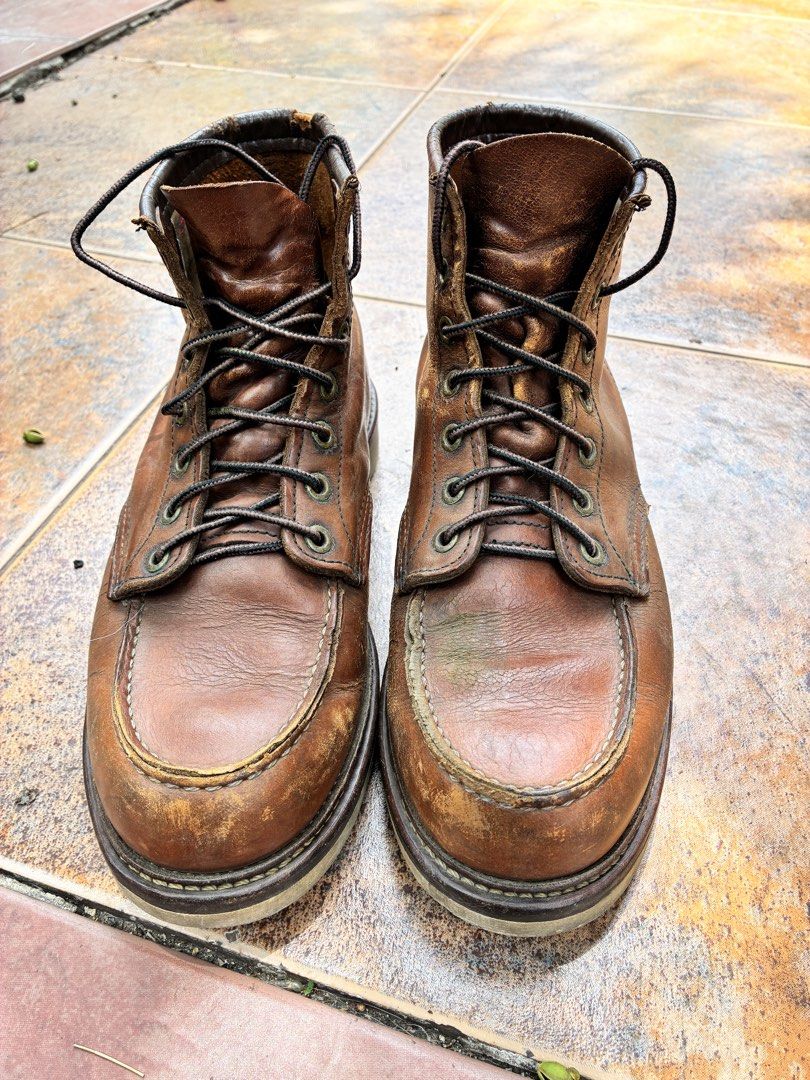 RED WING 1907 (Category: Boots) located in Las Pinas. Submitted by iamlowenz (Listing ID 1466798614, Image 2). Description: Red Wing 1907 9D (fits US9-10) Orig leather laces replaced with IR laces Well used but lots of life left My go-to pair, but time to move on. 🙂.