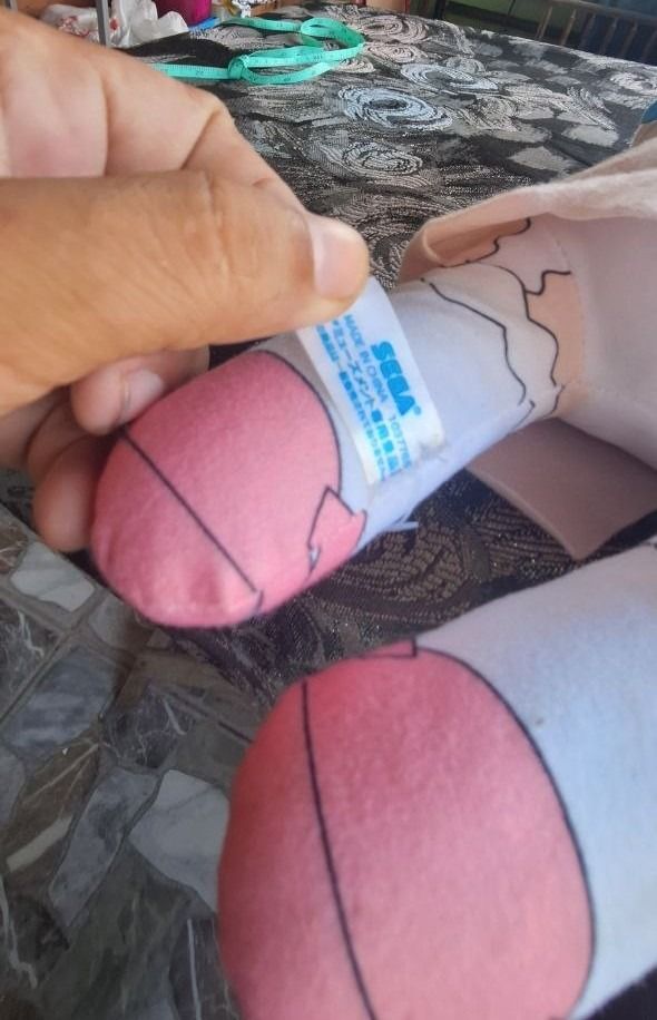 Rem – Re:Zero Mega Jumbo Nurse Nesoberi Plush (Category: Plushies & Soft Toys) located in Paombong. Submitted by revox.store (Listing ID 1465547872, Image 2). Description: Sega • Re:Zero • Nesoberi Plush Included: ✓ Rem mega jumbo nurse nesoberi plush with attached Sega tush tag Flaws: • Yellow surface stains on back of pink nurse dress 🏬 Stored at partner warehouse (Nueva Ecija) — sender name may differ 🚚 Ships nationwide, dispatched within 3–