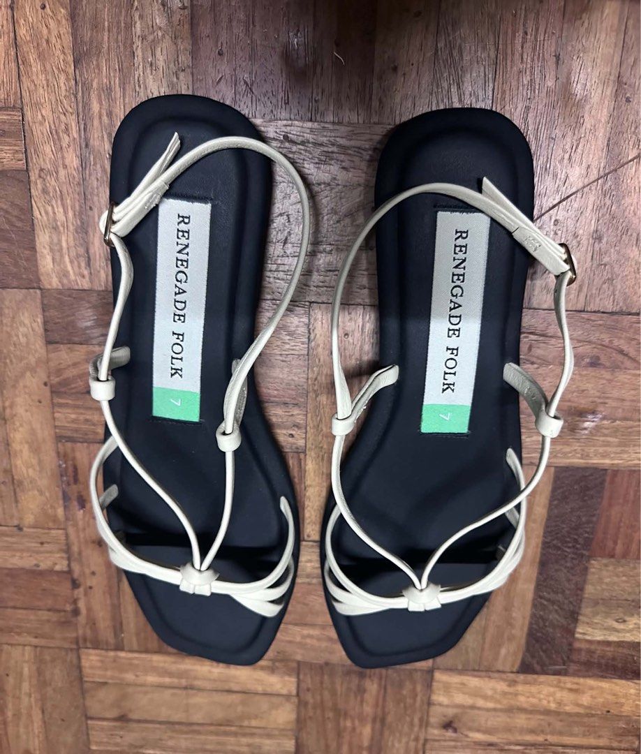Renegade Folk Sandals (Category: Sandals) located in San Pedro. Submitted by cammmv (Listing ID 1466888769, Image 3). Description: Used once bought last Sept 21, 2026 With box P3,000 plus sf.