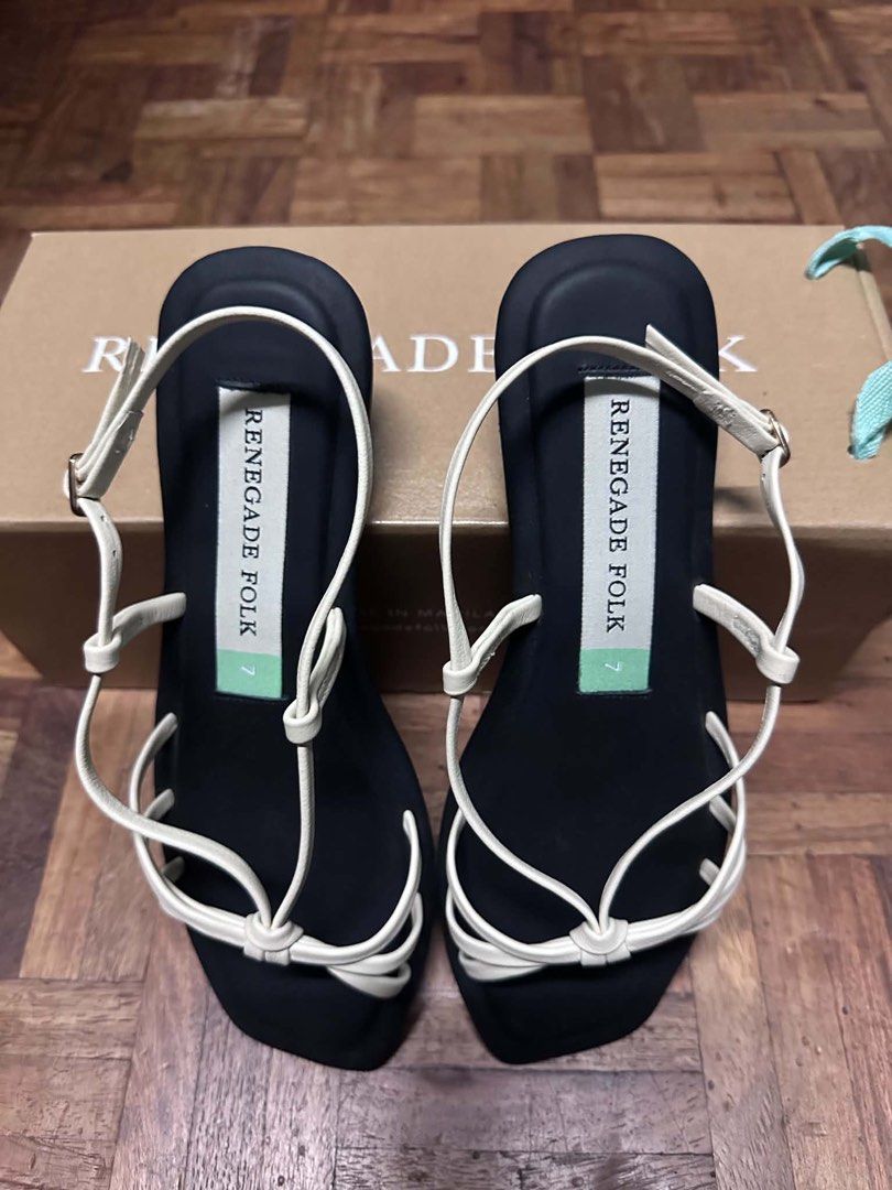 Renegade Folk Sandals (Category: Sandals) located in San Pedro. Submitted by cammmv (Listing ID 1466888769, Image 1). Description: Used once bought last Sept 21, 2026 With box P3,000 plus sf.