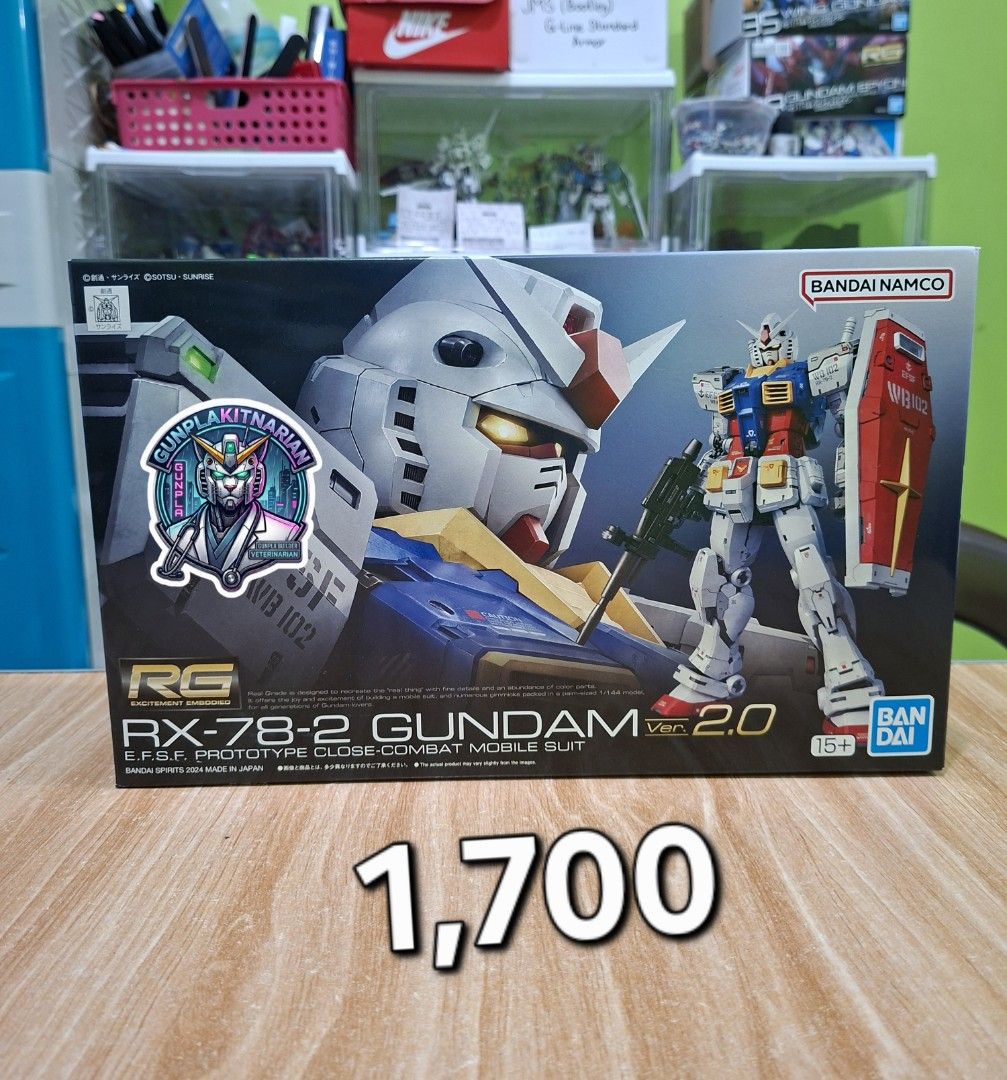 RG RX-78-2 Gundam 2.0 (Category: Gundam & Model Kits) located in Santa Ignacia. Submitted by tychos.kick (Listing ID 1466851492, Image 1). Description: For sale Pick up: Malacampa, Camiling Tarlac Meet up: SM tarlac (+100), Sta. Ignacia public market (+30), Camiling Centro (+50). Can ship Nationwide Via J&T (shipping fee will be shouldered by buyer) No COD Mode of payment: Gcash/ Gotyme/ BDO Bank Transfer/ CASH(ONLY FOR PICK UP/MEET UP) First to 