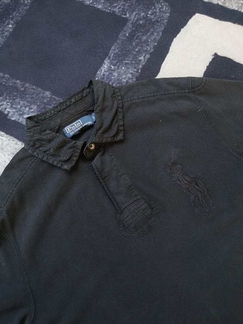 RL Black Big Pony P/S (Category: Tshirts & Polo Shirts ) located in Andop. Submitted by kyutoryuu (Listing ID 1466892655, Image 2). Description: •Dimes: 20.5x28 •Condition: Excellent •CR: 9.5/10 •Issue: none.