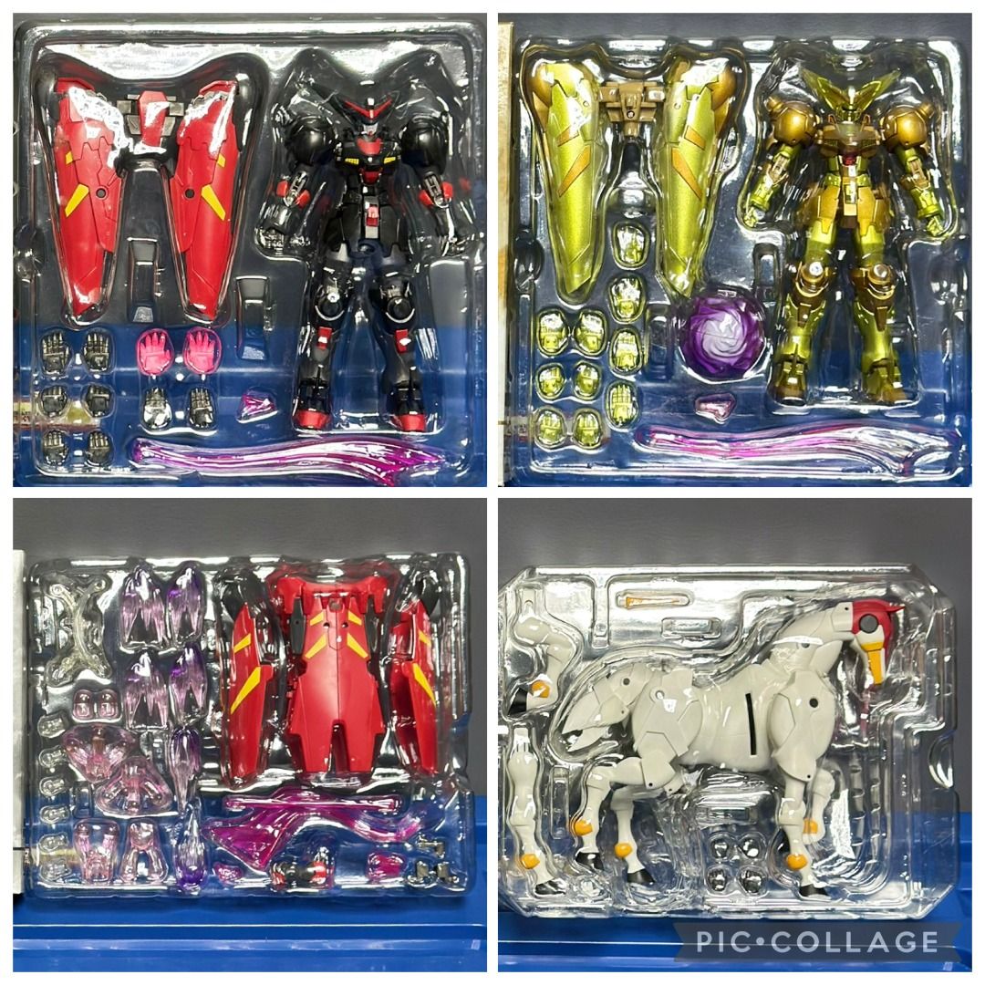 Robot Spirits Master Gundam[JP] SET (Category: Action & Battle Toys) located in Manila. Submitted by mickeykun (Listing ID 1466896356, Image 1). Description: SOLD AS SET ONLY MASTER GUNDAM- 26,000 OPENED RD Master Gundam[JP] OPENED RD Master Gundam Hyper Mode[JP] OPENED RD Master Gundam Option Parts Set[JP] OPENED RD Fuunsaiki[JP] NOTE: ! means open for inspection and some figure plastic already removed. NOTE: * means some figure applied a soluti