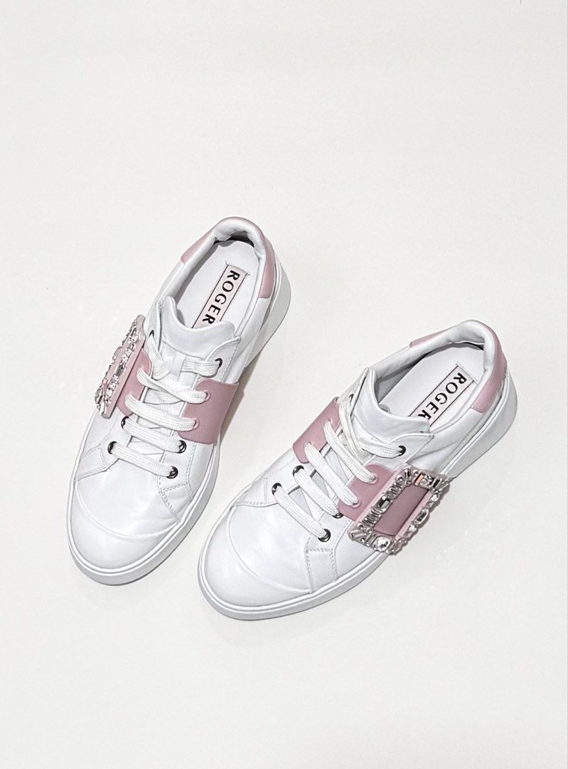 Roger Vivier (Category: Sneakers) located in Quezon City. Submitted by byuklph (Listing ID 1466957373, Image 1). Description: Auth💯size381/2 Good condition 3 missing crystal/ scratch on the side part over all very nice Selling very low .