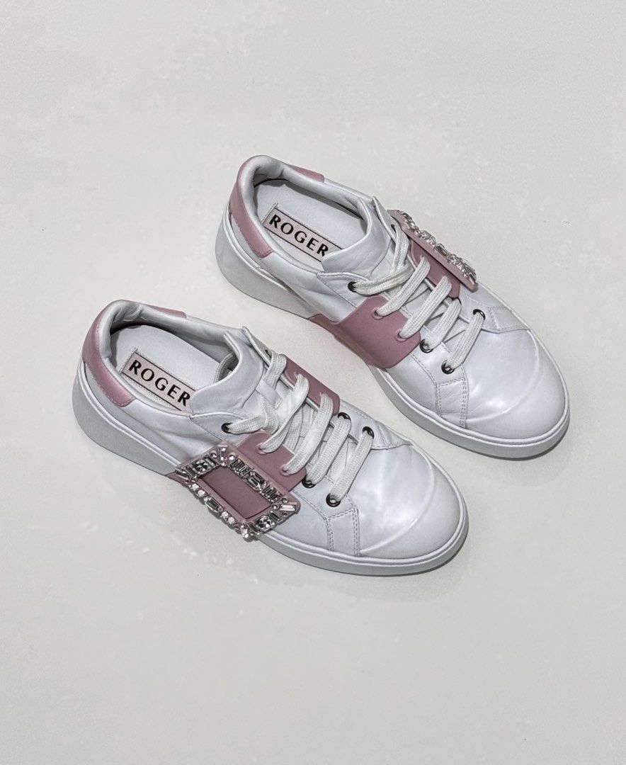 Roger Vivier (Category: Sneakers) located in Quezon City. Submitted by byuklph (Listing ID 1466957373, Image 3). Description: Auth💯size381/2 Good condition 3 missing crystal/ scratch on the side part over all very nice Selling very low .
