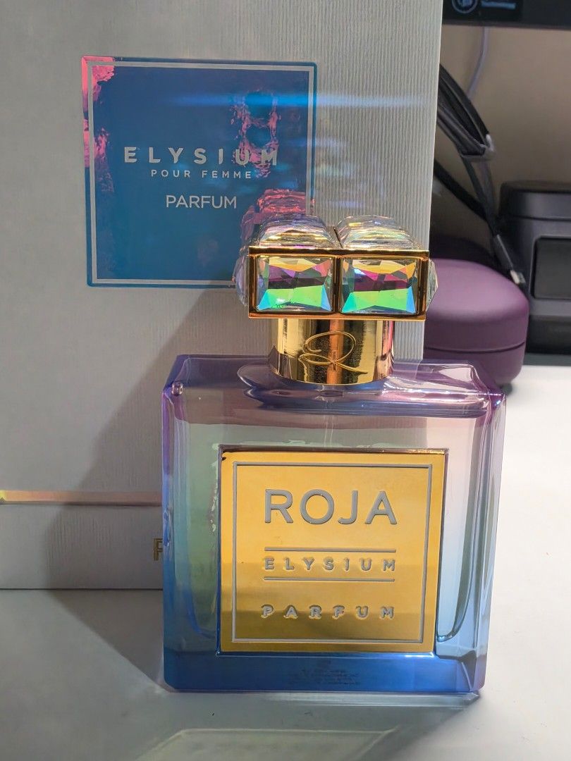 Roja Elysium Pour Femme Parfum (Category: Fragrance & Deodorants) located in Muntinlupa City. Submitted by khristiy (Listing ID 1466937757, Image 1). Description: Roja Elysium Pour Femme Parfum FSM/50ml FP P9500 Last price posted Muntinlupa area.