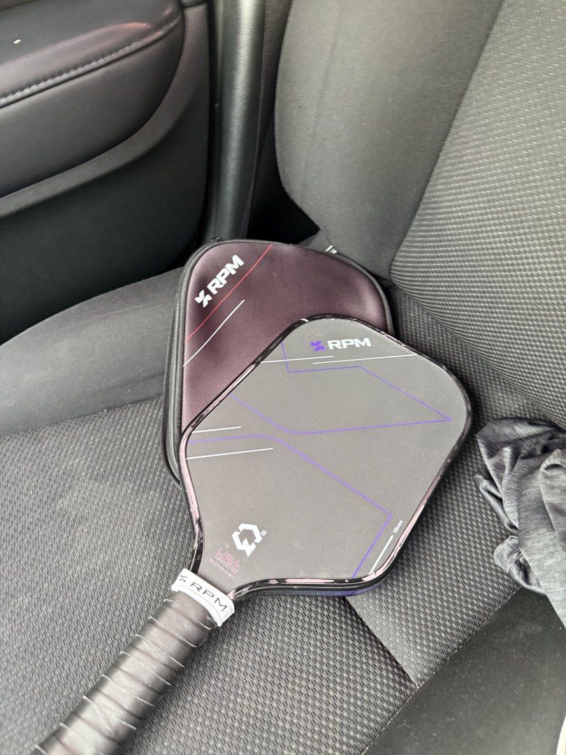 RPM Q2 16mm (Category: Racket and Ball Sports) located in Manila. Submitted by phxdls (Listing ID 1466802804, Image 1). Description: -bought from Sampaguita Pickleball Store -used around 6x (bought two months ago) -comes with edge tape -can give free toalson overgrip (~500 php) -free paddle cover .