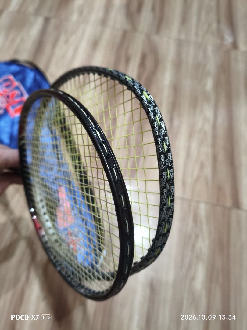 RSL Badminton Rackets Set with Bag (Category: Racket and Ball Sports) located in Baguio. Submitted by baguiobeans (Listing ID 1466820843, Image 3). Description: Like new condition, no scratches, grip tape needs replacement.. .