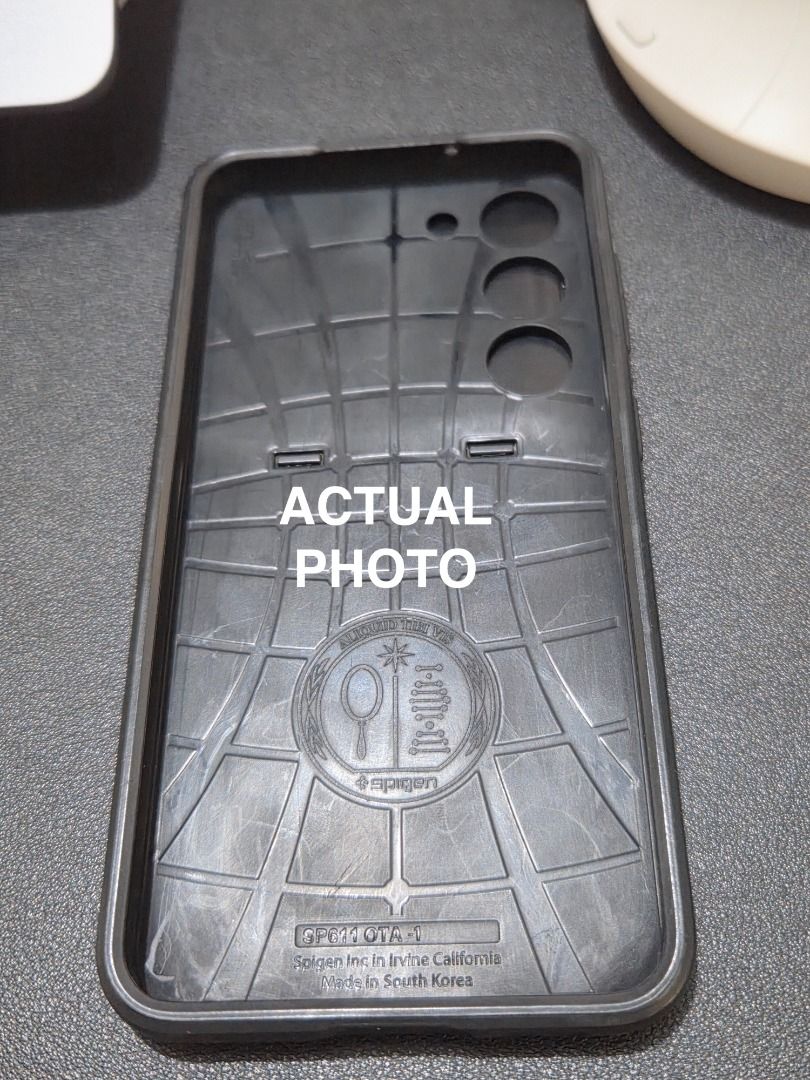 S23 Case Optik Armor (Category: Cases & Sleeves) located in Caloocan City. Submitted by freefox_94cbc6.613 (Listing ID 1466787214, Image 3). Description: • Spigen Galaxy S23 Case Optik Armor • CASE ONLY — phone not included • With light scratches • RFS: Decluttering • Quality: Well Used • More details: https://spigen.ph/shop/galaxy-s23/galaxy-s23-case-optik-armor • Mode of Payment: BPI or Gcash • Kindly PM for inquiries..