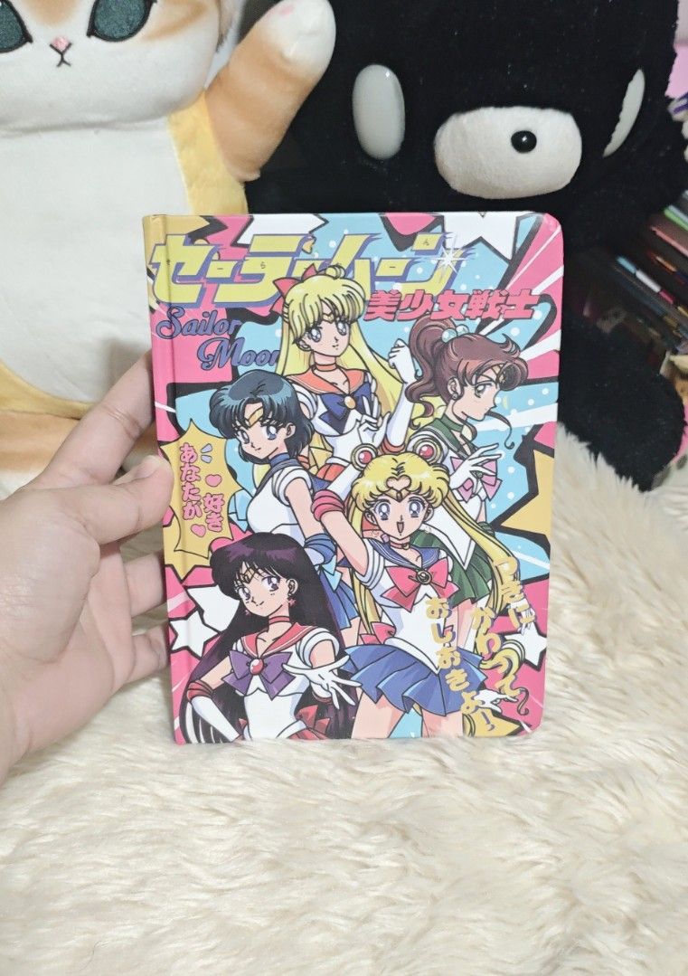 SAILOR MOON NOTEBOOK (Category: Stationery & School Supplies) located in Manila. Submitted by yourfavoritethings7 (Listing ID 1466898579, Image 1). Description: Number of pages not indicated. Hard cover..