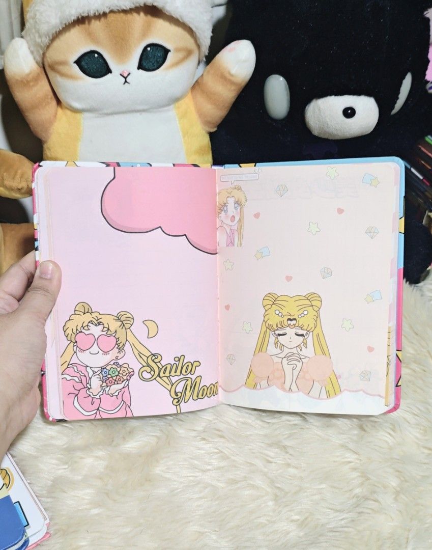 SAILOR MOON NOTEBOOK (Category: Stationery & School Supplies) located in Manila. Submitted by yourfavoritethings7 (Listing ID 1466898579, Image 3). Description: Number of pages not indicated. Hard cover..