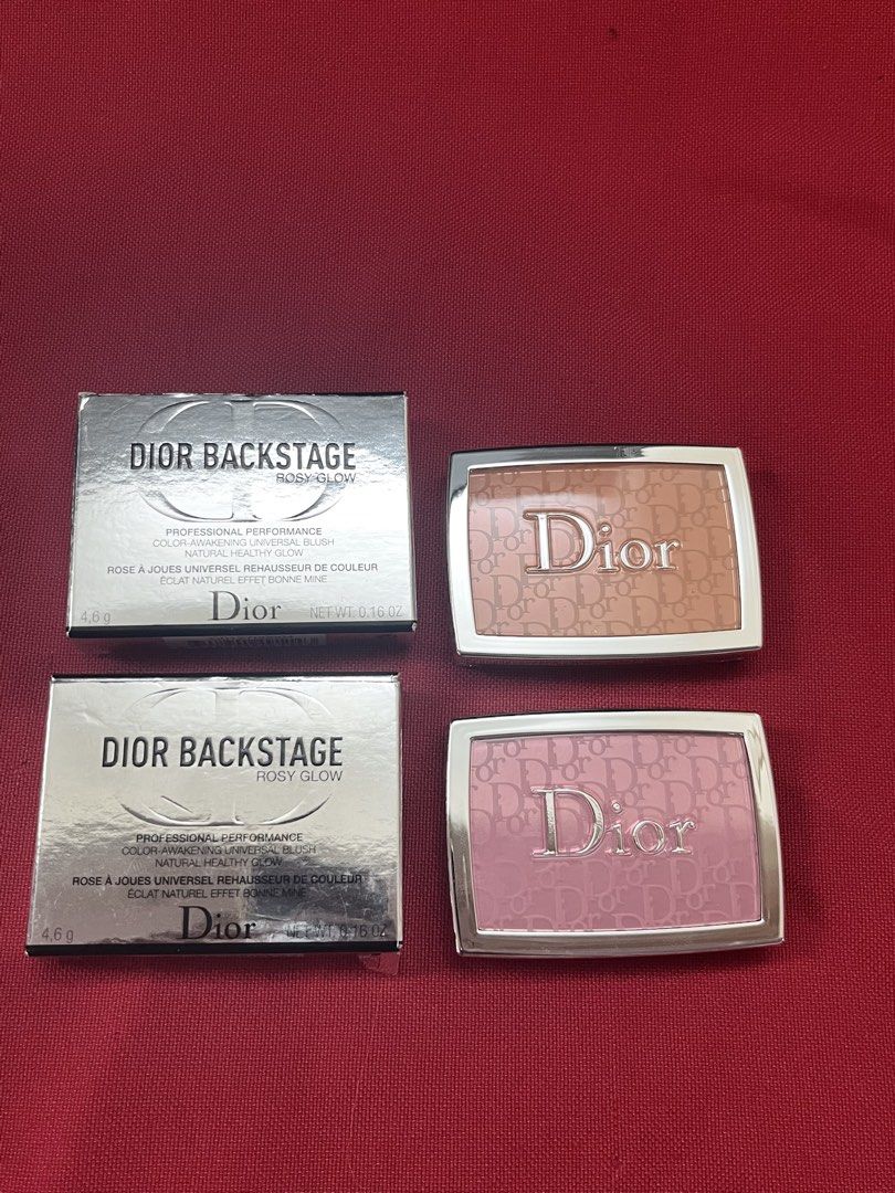 SALE DIOR BACKSTAGE ROSY GLOW (Category: Makeup) located in Manila. Submitted by luxeclassyshop (Listing ID 1466775236, Image 2). Description: ORIGINAL SHADES AVAILABLE 001 PINK 3 004 CORAL 5 4.6g each from USA.