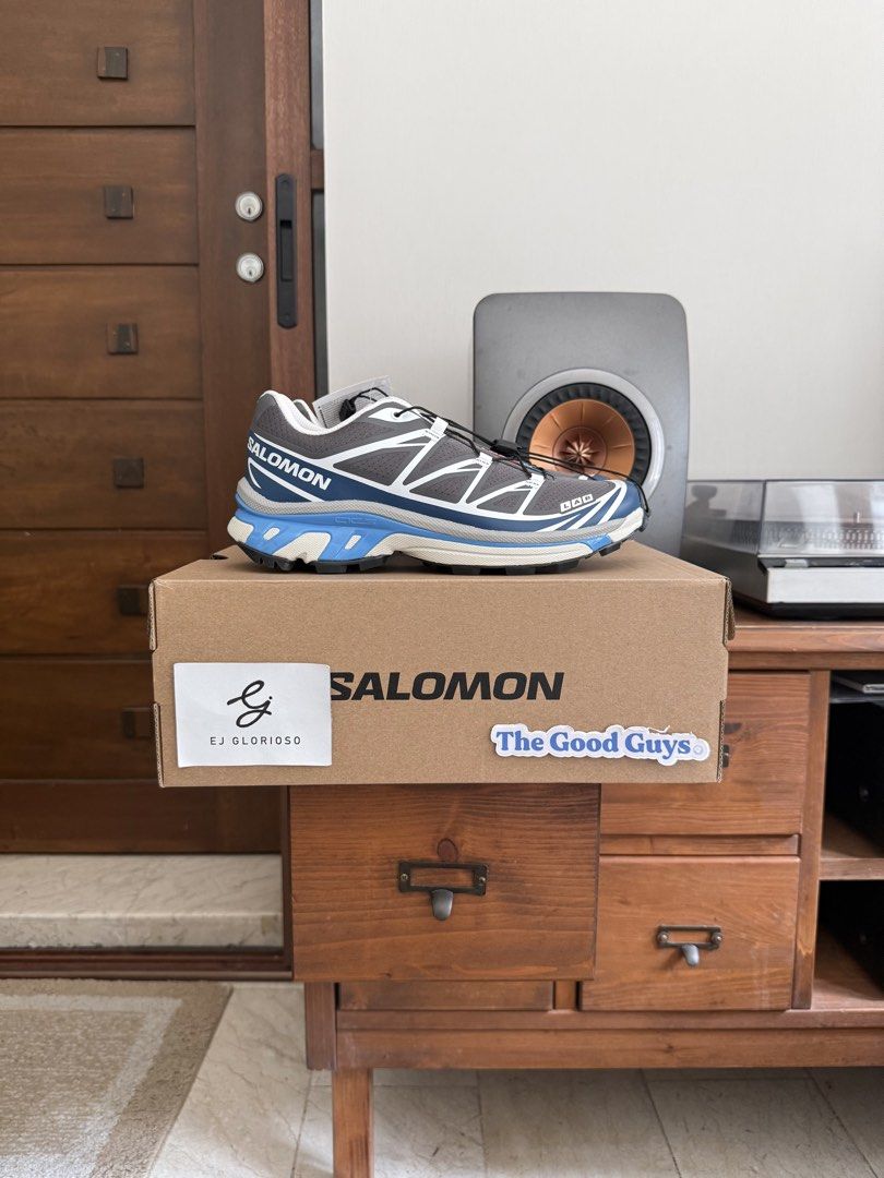 Salomon XT-6 Castlerock Dark Blue Eden (Category: Sneakers) located in Santa Maria. Submitted by ej.glorioso (Listing ID 1466936836, Image 1). Description: WTS / FS All legit, brand new, and available on-hand Salomon XT-6 Castlerock Dark Blue Eden Size 7.5w, Brand new ₱10,495 only! (below srp of ₱12,990) Bulacan area (near PH arena) BPI or Gcash only under my name Shipping via Lalamove, LBC, JRS, or J&T.