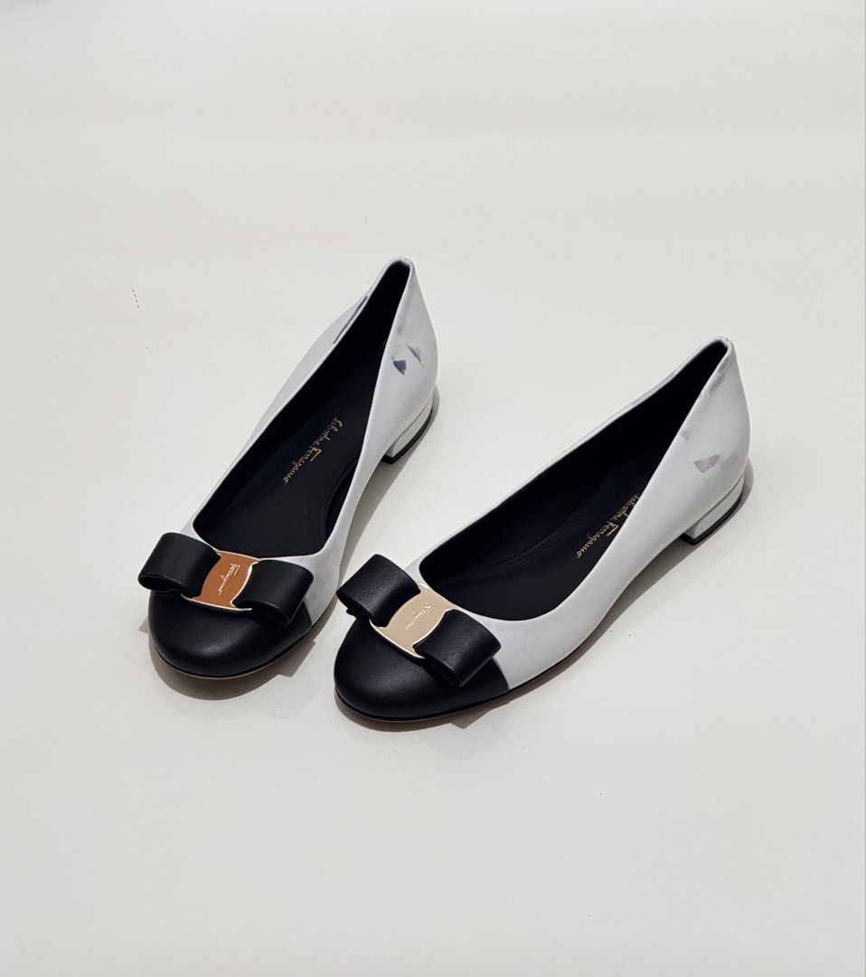 Salvatore Ferragamo (Category: Flats & Sandals) located in Quezon City. Submitted by byuklph (Listing ID 1466956357, Image 2). Description: Auth💯size361/2C Excellent condition with visible color transfer No inclusion selling low.