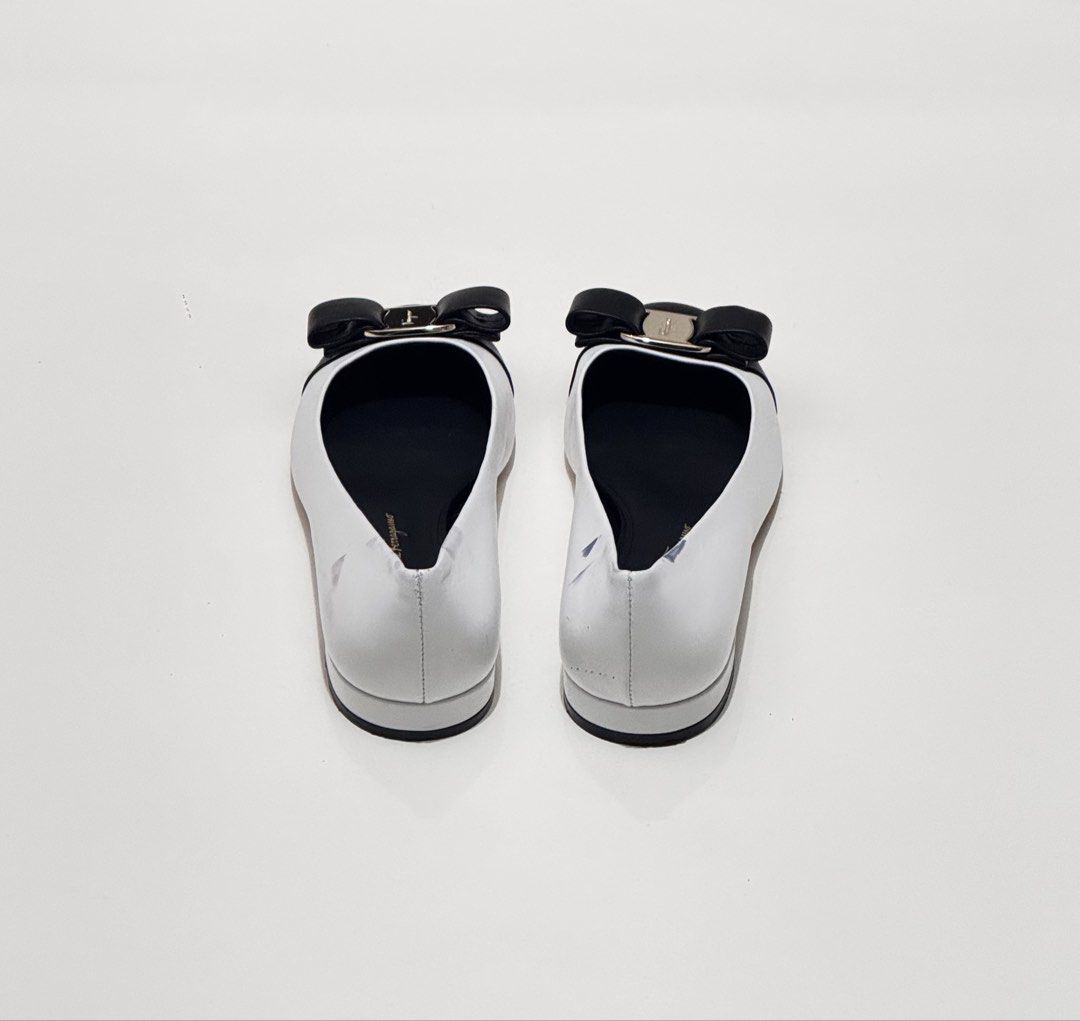 Salvatore Ferragamo (Category: Flats & Sandals) located in Quezon City. Submitted by byuklph (Listing ID 1466956357, Image 3). Description: Auth💯size361/2C Excellent condition with visible color transfer No inclusion selling low.