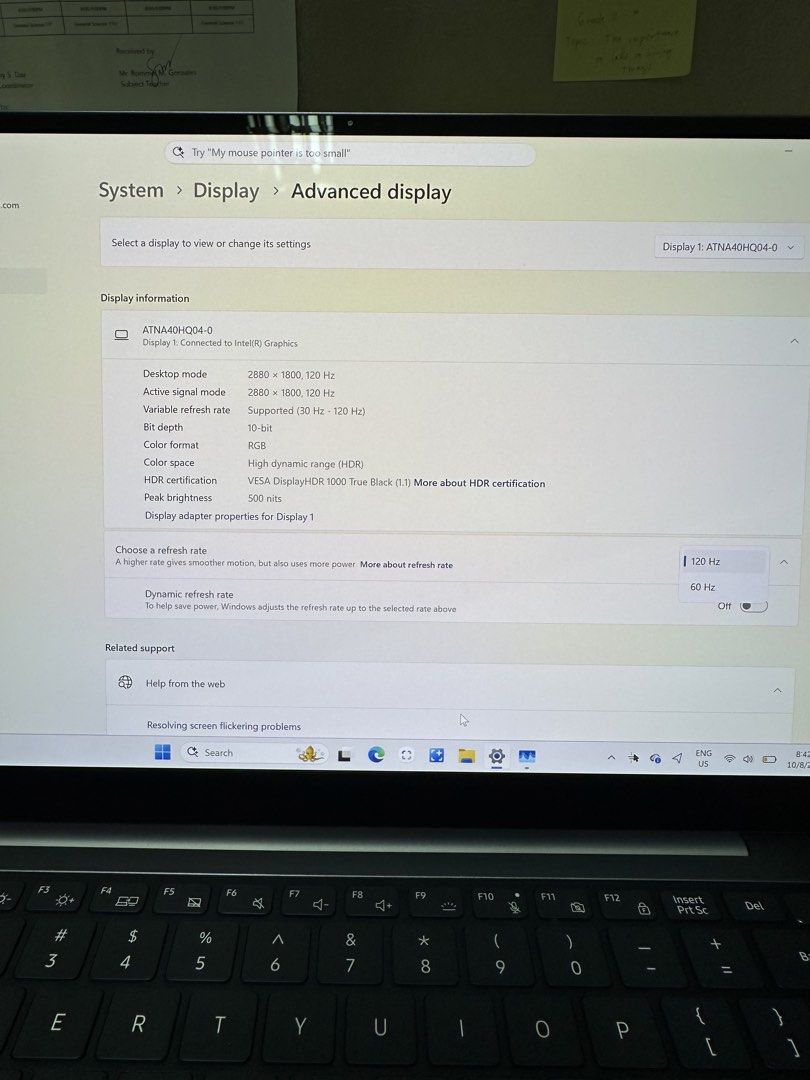 SAMSUNG Galaxy Book Pro (14 inch) (Category: Laptops & Notebooks) located in Manila. Submitted by prof.me (Listing ID 1466884304, Image 3). Description: SAMSUNG Galaxy Book 6 pro (2026) - Gray Wala pong nirelease na ganito sa pinas Specs: 14 inch DYNAMIC AMOLED 2X Touchscreen 3K Resolution, Adaptive refresh rate 120hz anti-reflective Gorilla Glass DXC Intel Ultra 7 356H Intel’s Core Ultra Series 3 (Panther Lake) processors Intel Xe3 Graphics inte