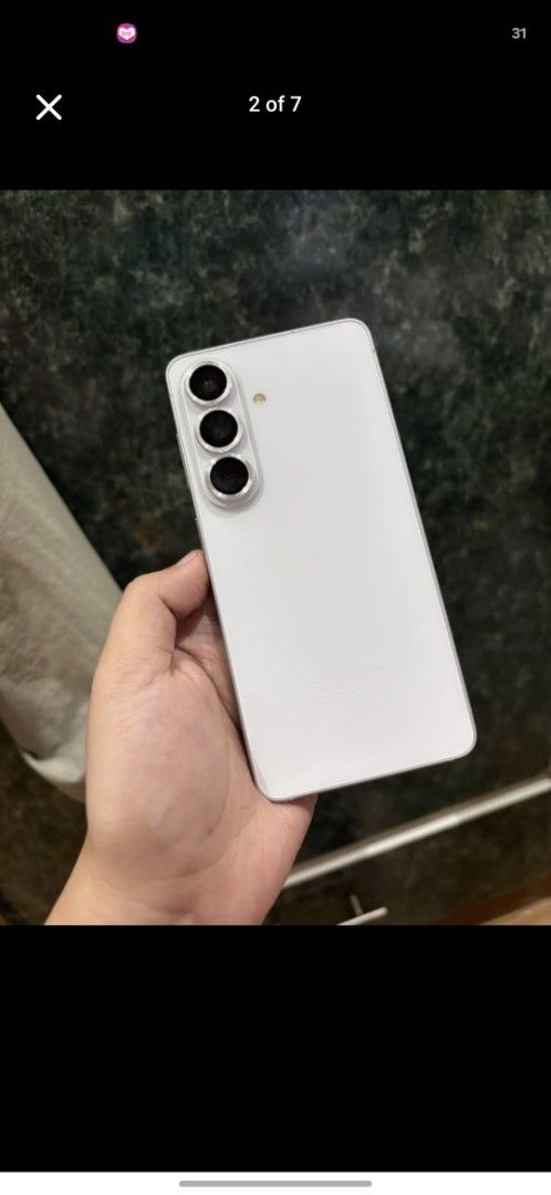 SAMSUNG S26 512GB - Rush need funds (Category: Samsung) located in Marikina City. Submitted by anglnclglv43730 (Listing ID 1466825729, Image 2). Description: 📱 Samsung Galaxy S26 – White | 512GB ✨ FOR SALE! 🤍 Color: White 💾 Storage: 512GB 📦 With original box 🗓️ Bought: March 2026 ⭐ Excellent condition 📍 Location: Lower Antipolo 🚚 Shipping / meet-up: Nearby Area PM for inquiries! 📩.