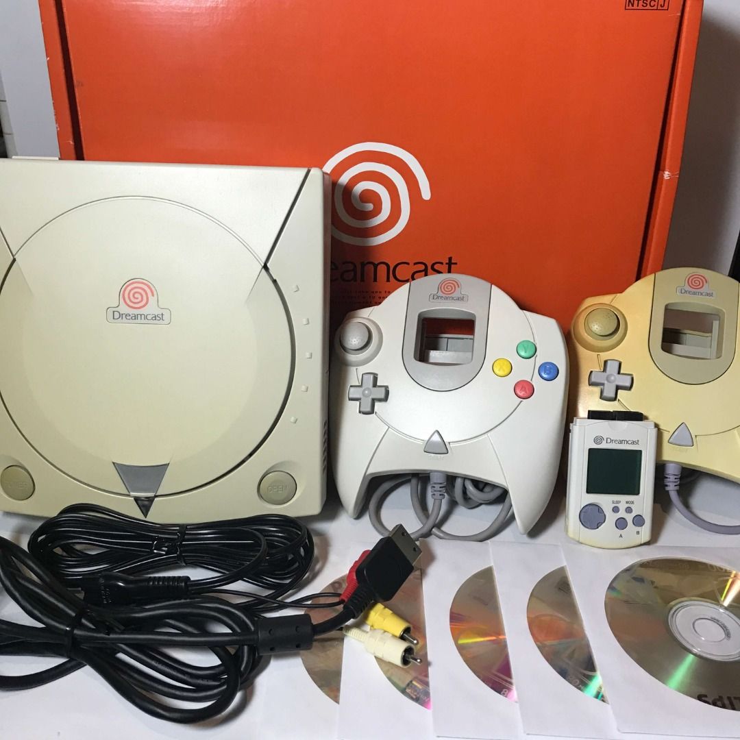 Sega Dreamcast Console Bundle (Category: Others) located in Caloocan City. Submitted by Jorumack_Shop (Listing ID 1466870291, Image 1). Description: Sega Dreamcast Console Bundle Tested and working Good condition Secondhand, from Japan !!! 110 VOLTS !!! No history of repair Inclusions: • Console - 110 Volts - NTSC-J (Japan Region) - Lens working, can play ORIGINAL JPN CD's & Burn Games • 2x Controller • 1x VMU Memory Card • 1x AC Cable • 1x Video