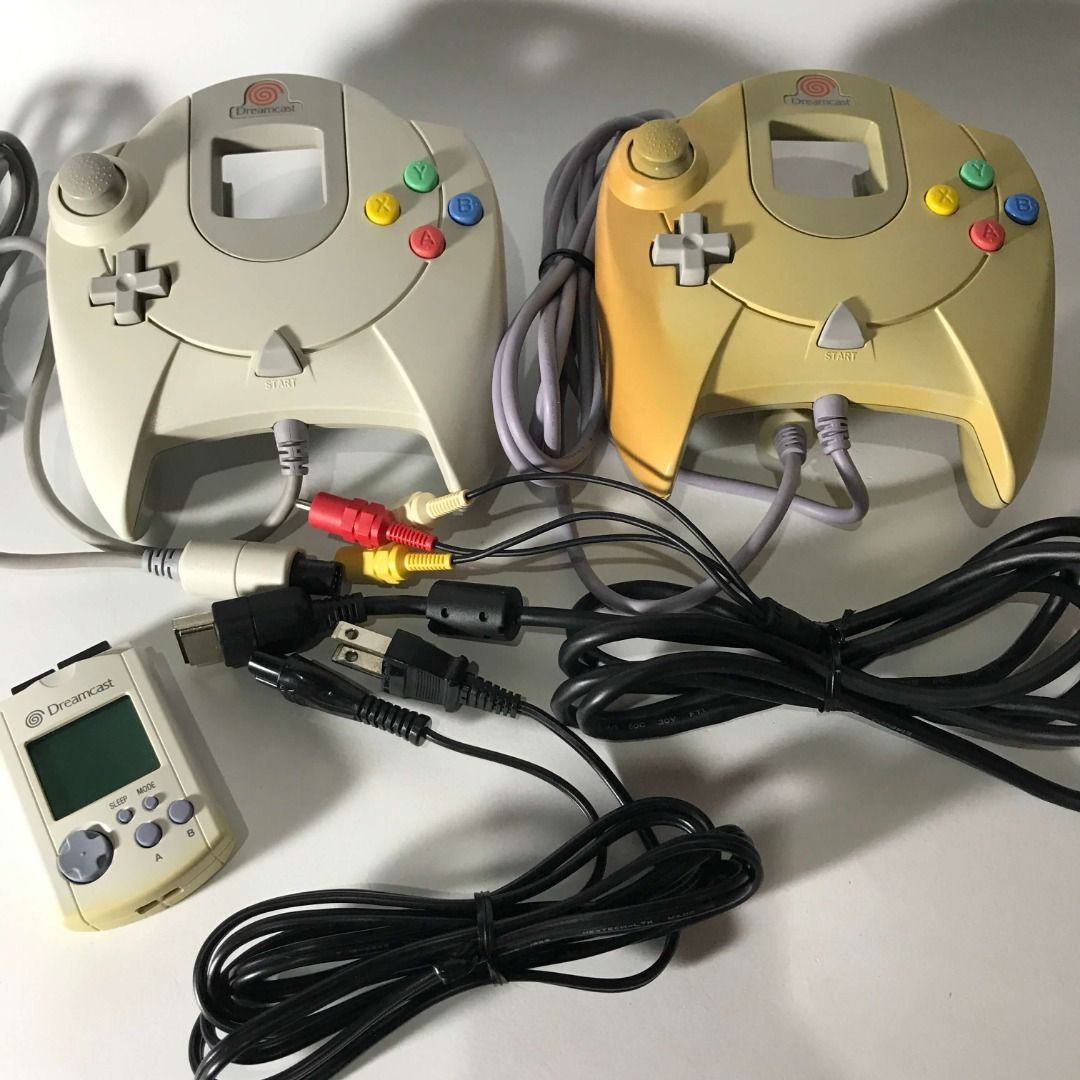 Sega Dreamcast Console Bundle (Category: Others) located in Caloocan City. Submitted by Jorumack_Shop (Listing ID 1466870291, Image 2). Description: Sega Dreamcast Console Bundle Tested and working Good condition Secondhand, from Japan !!! 110 VOLTS !!! No history of repair Inclusions: • Console - 110 Volts - NTSC-J (Japan Region) - Lens working, can play ORIGINAL JPN CD's & Burn Games • 2x Controller • 1x VMU Memory Card • 1x AC Cable • 1x Video