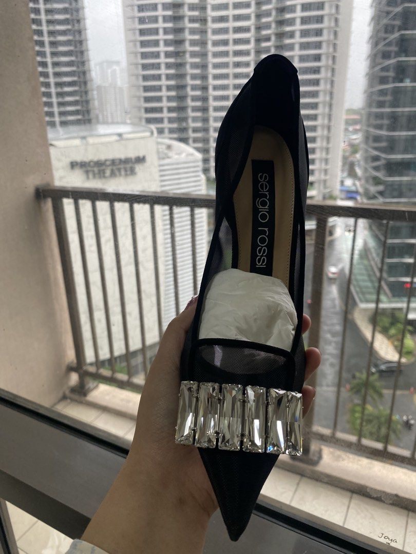 Sergio Rossi Heels Authentic from Rustans (Category: Heels) located in Paranaque City. Submitted by jujudeclutterss (Listing ID 1466835740, Image 1). Description: Sergio Rossi Heels Authentic from Rustans Worth ₱59,900.