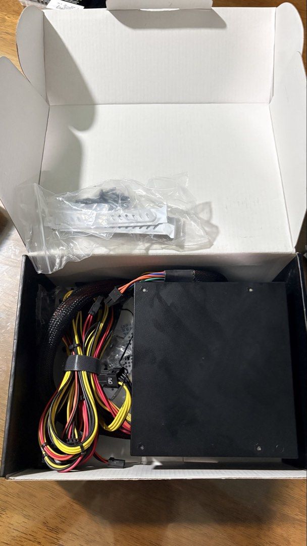 SilverStone Strider Essential ST60F-ES230 600W Power Supply (Category: Computer Parts) located in Caloocan City. Submitted by ryanlim2007_ (Listing ID 1466814385, Image 2). Description: - Brand: SilverStone Strider Essential 600W (ST60F-ES230) - Efficiency: 80 PLUS 230V EU Certified with Active PFC - Cooling: Quiet 120mm silent fan - Condition: Fully functional, pulled from a system upgrade - Inclusions: Attached cables, mounting screws, and orig