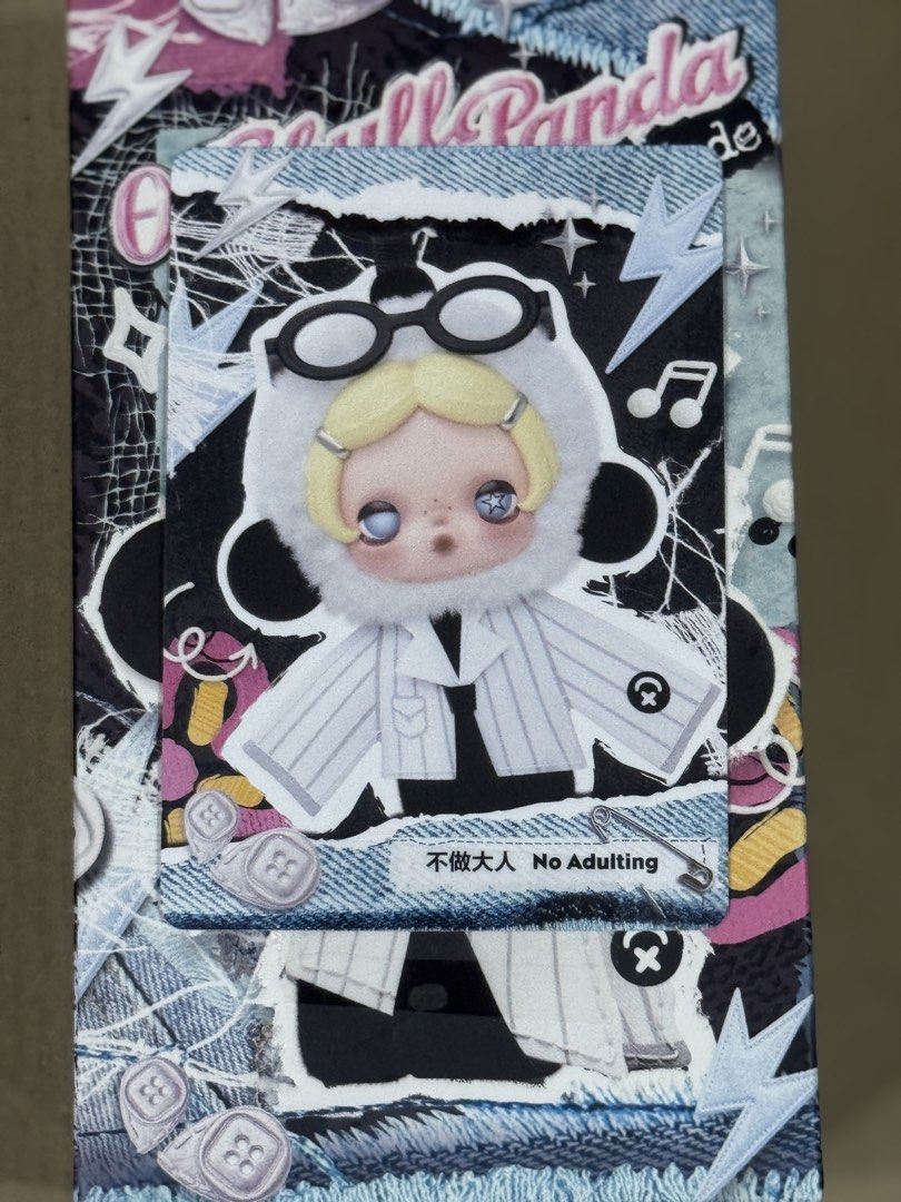 SKULLPANDA OFF MODE NO ADULTING (Category: Designer & Blind Box Toys) located in Aloran. Submitted by kkiyumi (Listing ID 1466914113, Image 1). Description: unsealed but never used/displayed.