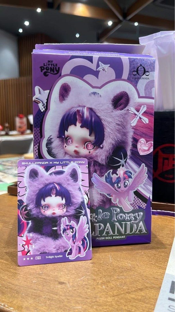 Skullpanda Twilight Sparkle (Category: Designer & Blind Box Toys) located in Manila. Submitted by epicmountain.b5b33a (Listing ID 1466851972, Image 1). Description: - no issues - opened box but only checked the card - doll is never used - brand new - bought it from fully booked .