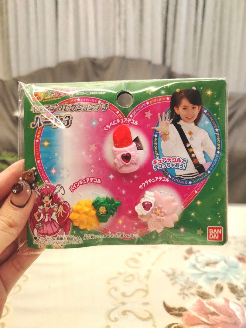Smile PreCure Cure De Collection Petit Charm Decor Set (Category: Character Goods) located in San Fernando. Submitted by jpmarketplace2023 (Listing ID 1466903721, Image 1). Description: 💚 All items are authentic from Japan. 💛 MOP: GCash (❌️ GCash Protect) 🩵 MOD: LBC only (❌️ S. Checkout, COD, COP) 💙 Meet-up: Vista Mall, San Fernando, Pampanga 💜 All items are on-hand. 🧡 First to pay gets the item first. ❤️ Breakable items are packed with car