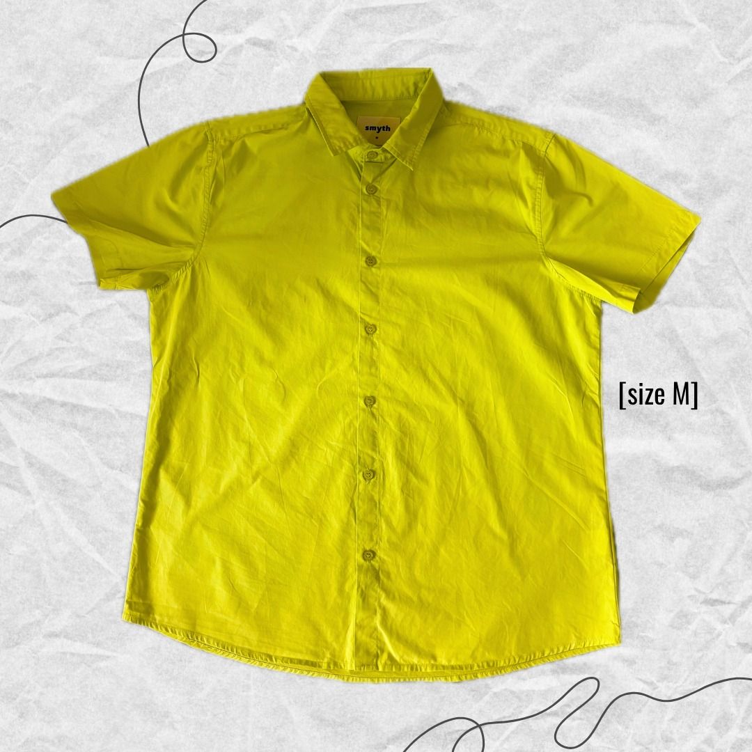 [SMYTH] Neon Yellow Polo (Category: Tshirts & Polo Shirts ) located in Manila. Submitted by lovedbydeviii (Listing ID 1466850723, Image 1). Description: [SMYTH] Neon Yellow Polo 🧵Php 175 👕Size: M 👕Used once * note that color may slightly vary due to lighting .
