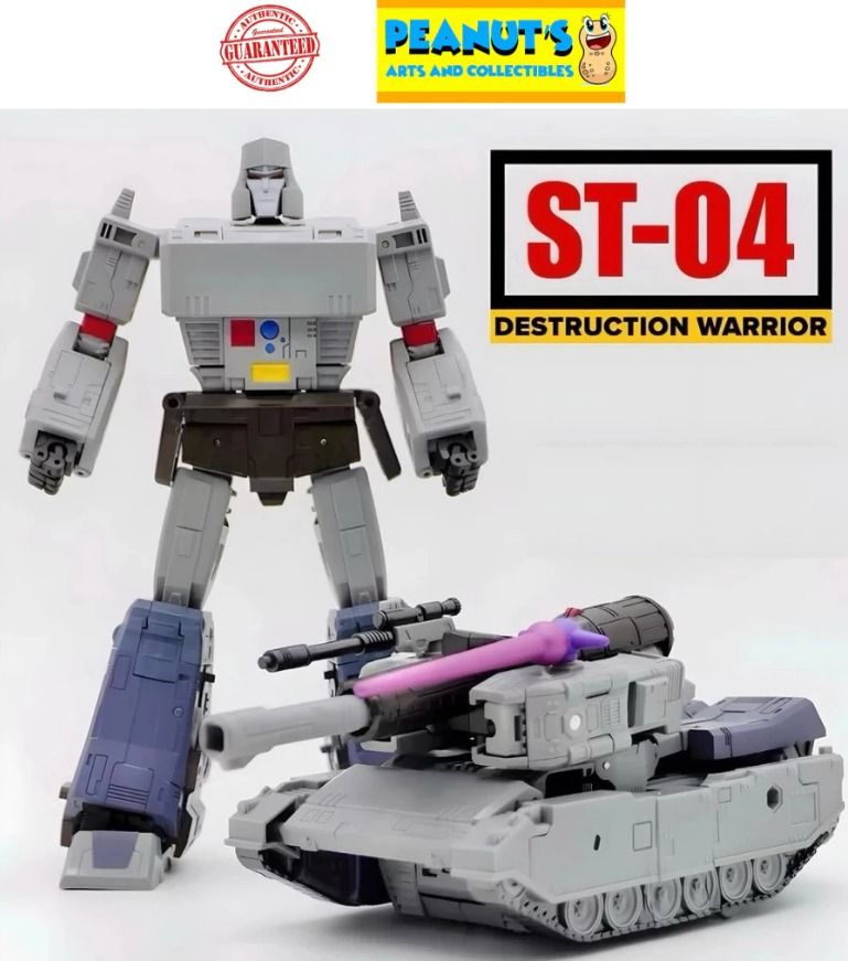 ST-04 Megatron (Knockoff Version) (Category: Figurines & Statues) located in Manila. Submitted by memorylanestore (Listing ID 1466858647, Image 1). Description: NOTE: Please learn how to READ and UNDERSTAND the product description carefully and "Be a Responsible Buyer". *Mint in box. All parts and accessories complete. *Knock off version of Transformer SS86 Megatron Disclaimer: All our collectable items are sold as posted. Any form of factory def