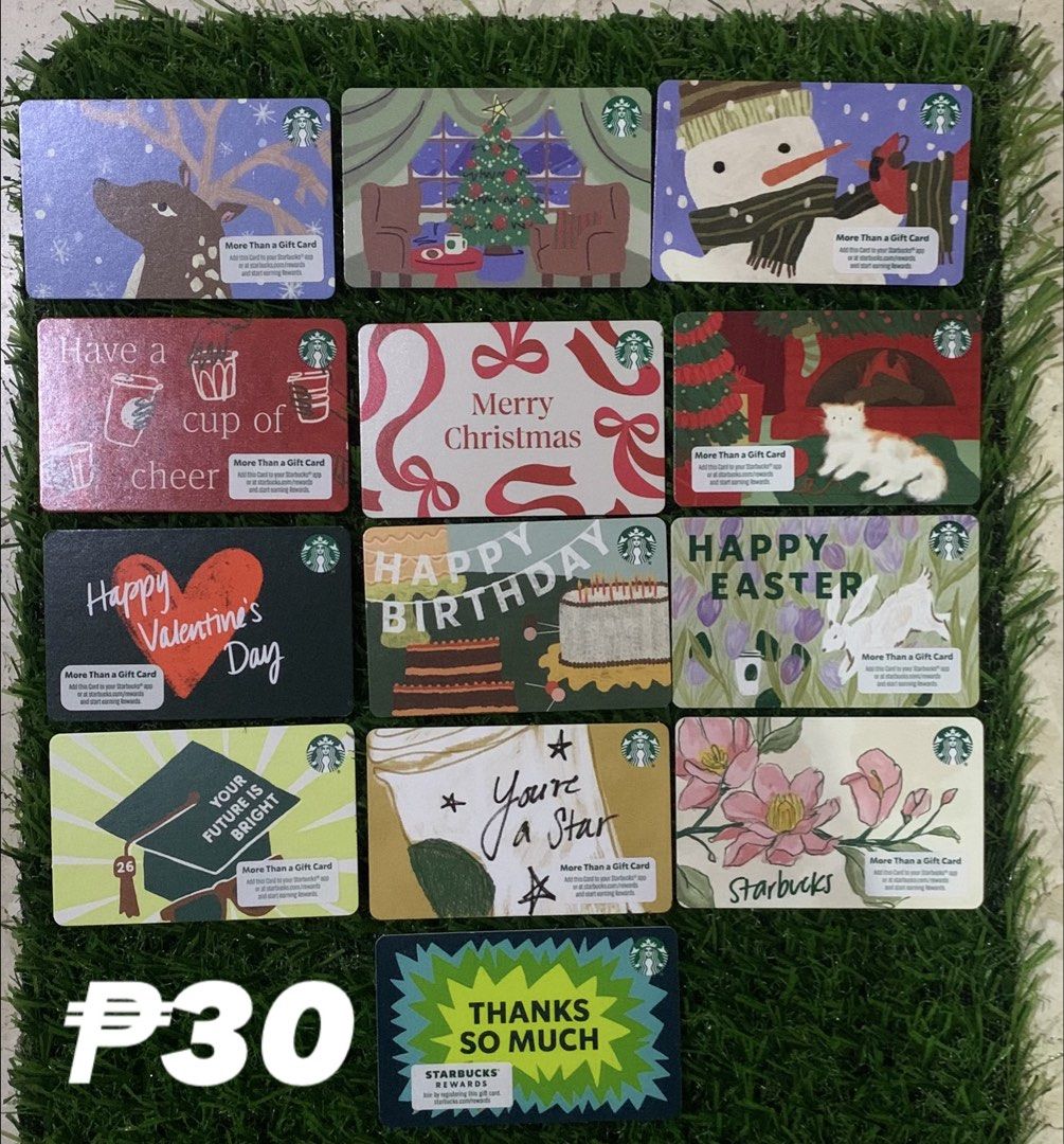 Starbucks Cards (Category: Vintage Collectibles) located in Quezon City. Submitted by marjoretz (Listing ID 1466777573, Image 1). Description: US Starbucks Cards For collection purposes only.
