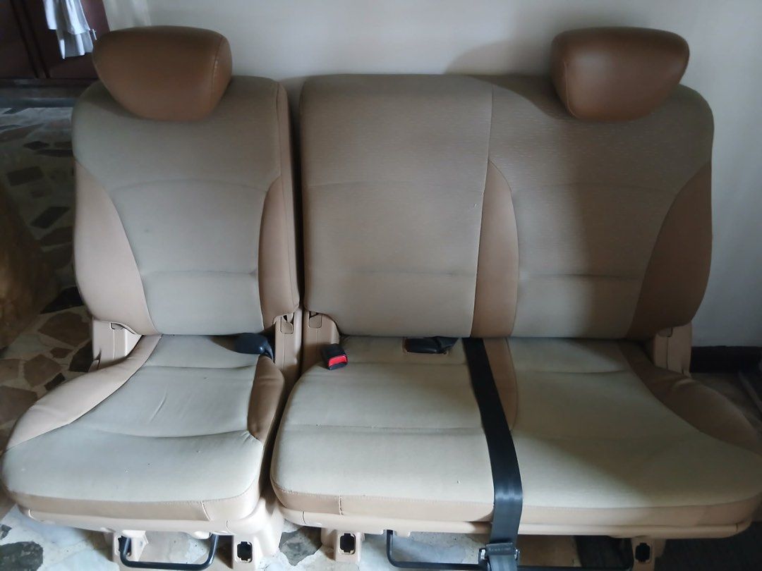 Starex 2015 Back Seats (Category: Upholstery, Seatcovers and Other Interior Parts and Accessories) located in Marikina City. Submitted by luxurychingu_ (Listing ID 1466839227, Image 2). Description: Negotiable Rfs: upgraded.