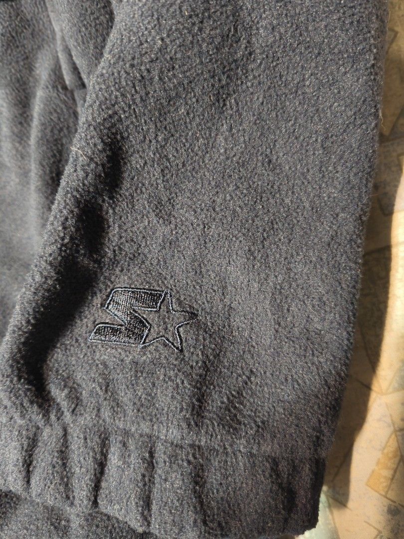 Starter Winter Fleece Jacket Full Zip Dark Navy L (Category: Coats, Jackets and Outerwear) located in Baguio. Submitted by boneteezandharmony (Listing ID 1466967194, Image 2). Description: DEADSTOCK STARTER - Brand: Starter - Style: Winter fleece jacket with full zip and collar - Color: Dark Navy Blue - Size: L (42-44) - Condition: Brand new with tags attached - Details: Embroidered logo on sleeve, soft and warm fabric - Ideal for: Daily wear in 