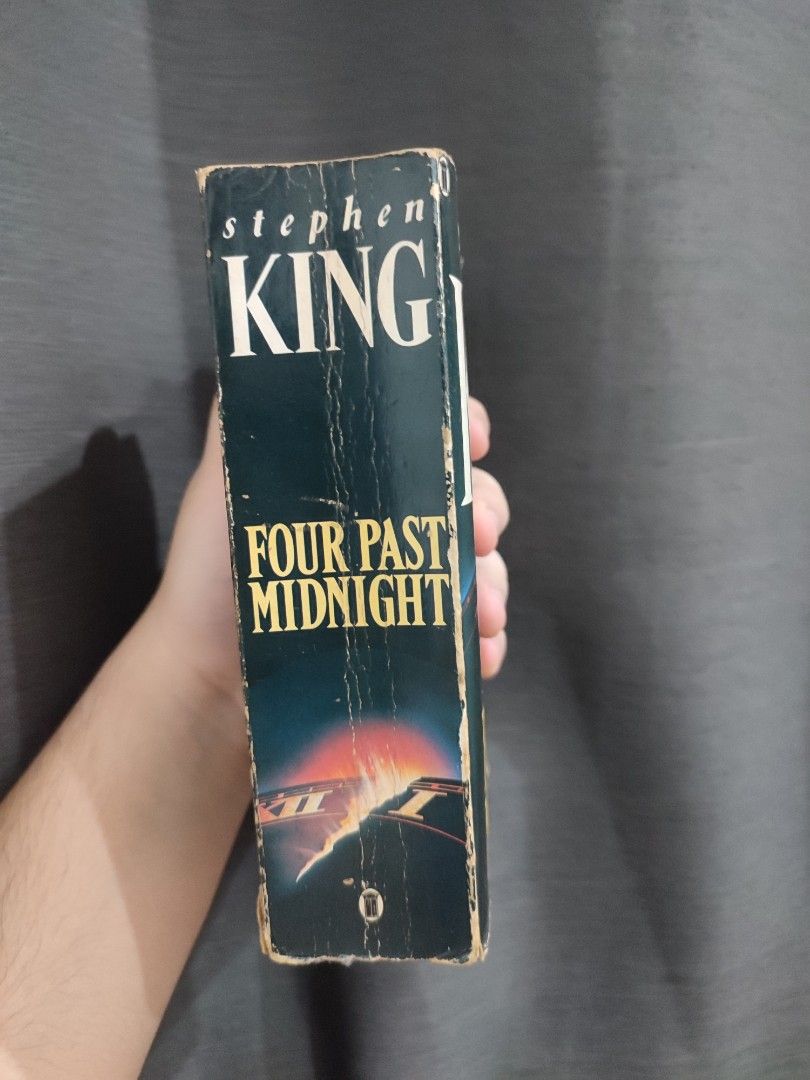 Stephen King Four Past Midnight paperback book (Category: Storybooks) located in Valenzuela. Submitted by esnoppy (Listing ID 1466890031, Image 2). Description: Stephen King - Four Past midnight as is good condition can send more pics 300 loc:Valenzuela meetup: Valenzuela, UST, SM North.