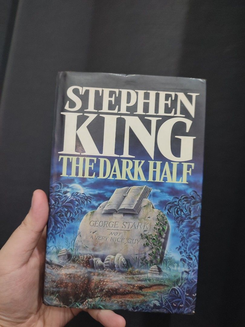 Stephen King The Dark Half Hardcover Novel (Category: Storybooks) located in Valenzuela. Submitted by esnoppy (Listing ID 1466887523, Image 1). Description: Stephen King - The Dark Half HB as is good condition can send more pics 550 loc: valenzuela meetup: Valenzuela, UST, SM North.