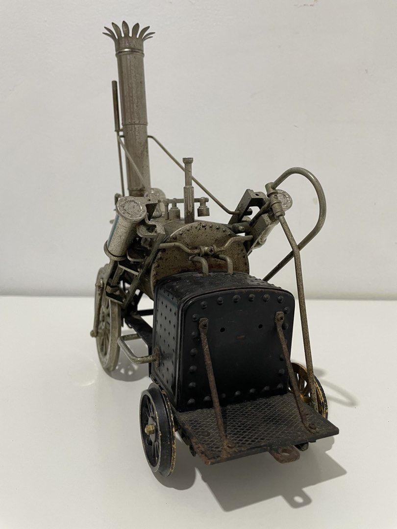 Stephenson Rocket (Category: Vintage Collectibles) located in Caloocan City. Submitted by willsvintage (Listing ID 1466827890, Image 3). Description: Original Stephenson Rocket by Wagner Metal Craft/Size: 1:24 scale/Materials: Iron-Brass/Have the convenience of a courier door-to-door delivery thru Lalamove.