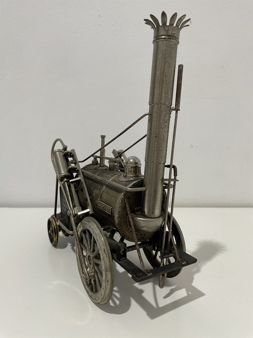 Stephenson Rocket (Category: Vintage Collectibles) located in Caloocan City. Submitted by willsvintage (Listing ID 1466827890, Image 2). Description: Original Stephenson Rocket by Wagner Metal Craft/Size: 1:24 scale/Materials: Iron-Brass/Have the convenience of a courier door-to-door delivery thru Lalamove.